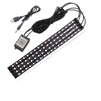 USB Car Interior Ambient Lighting with Music Sync