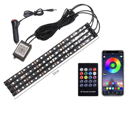 USB Car Interior Ambient Lighting with Music Sync