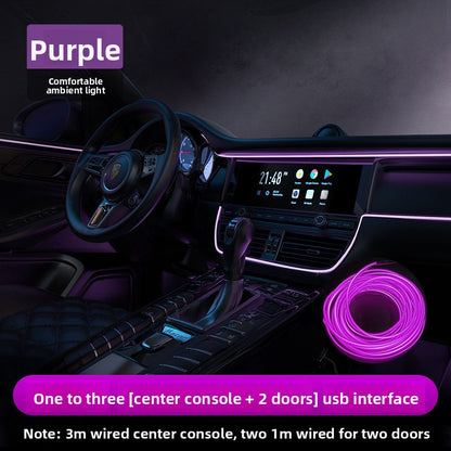 Car Interior LED Atmosphere Light Strips